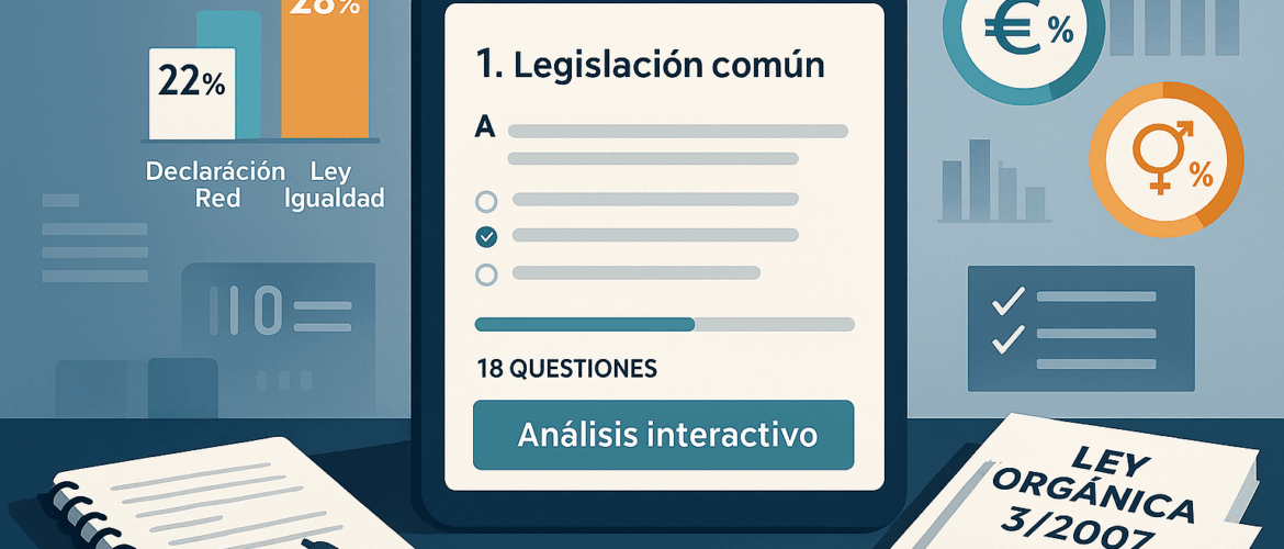 Análisis interactivo: Legislación común