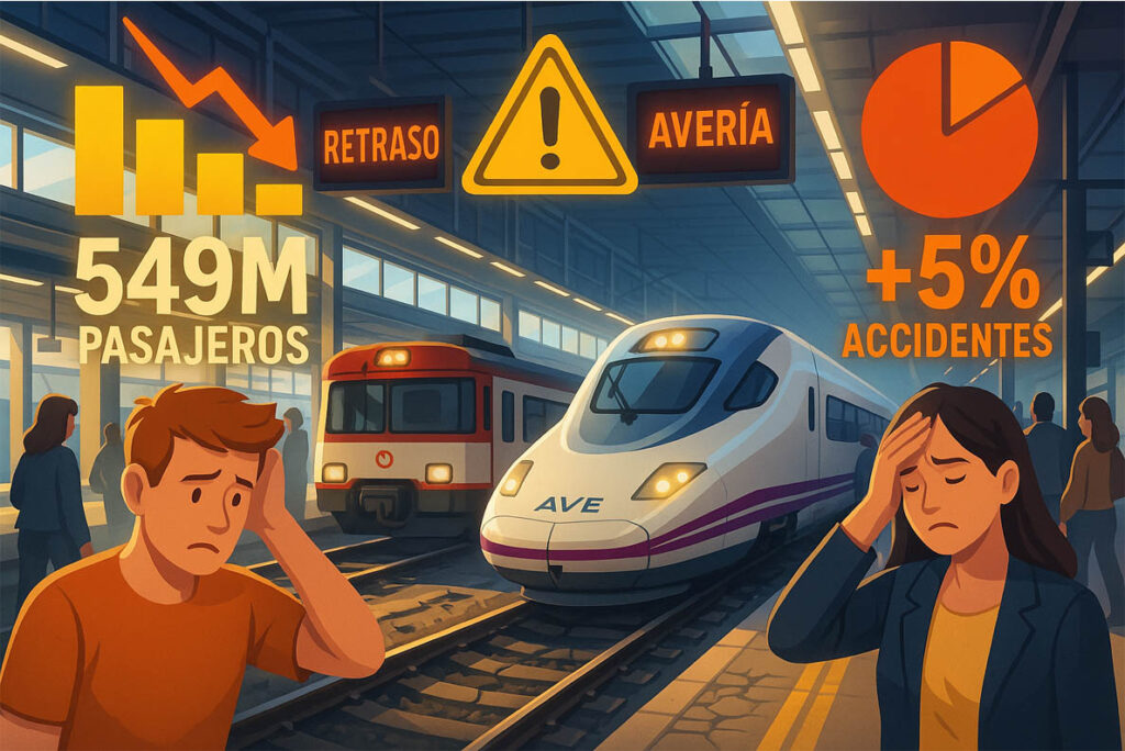 Foto del post crisis silenciosa del ferrocarril en España