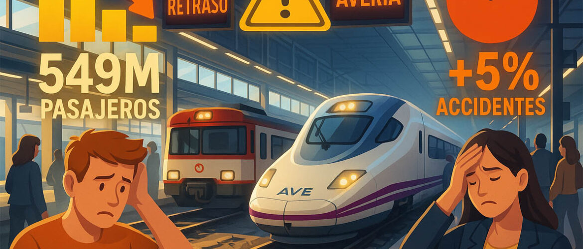 Foto del post crisis silenciosa del ferrocarril en España
