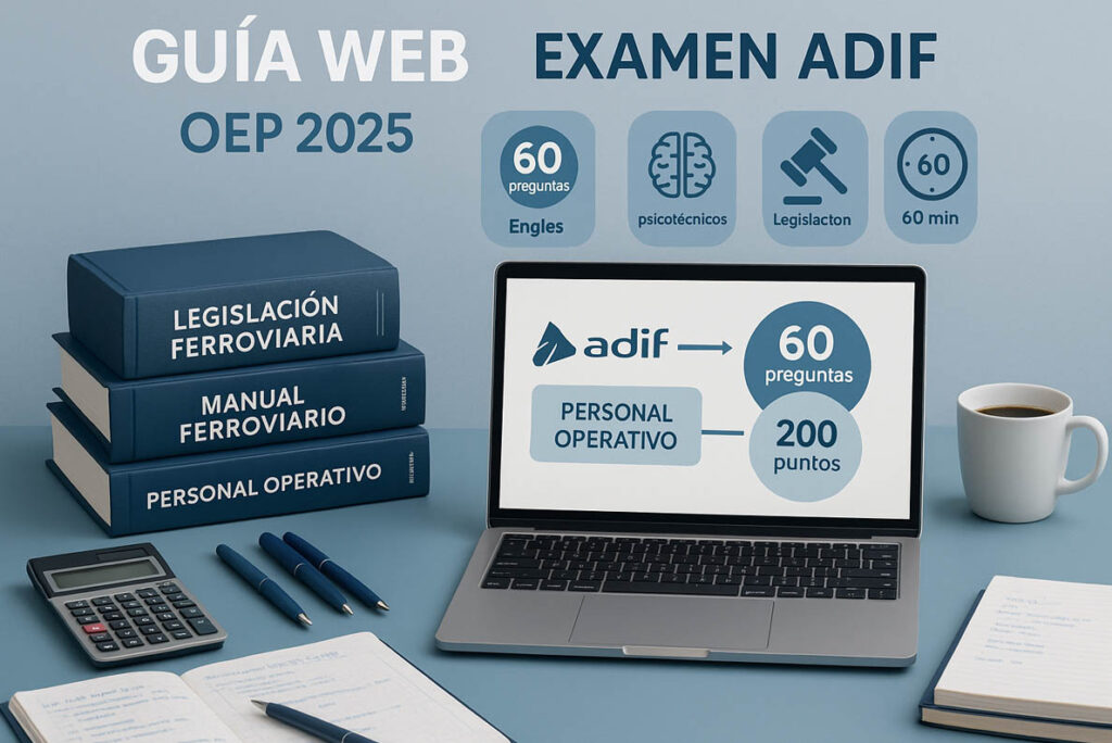 ¿Cómo es el examen de ADIF 2025?