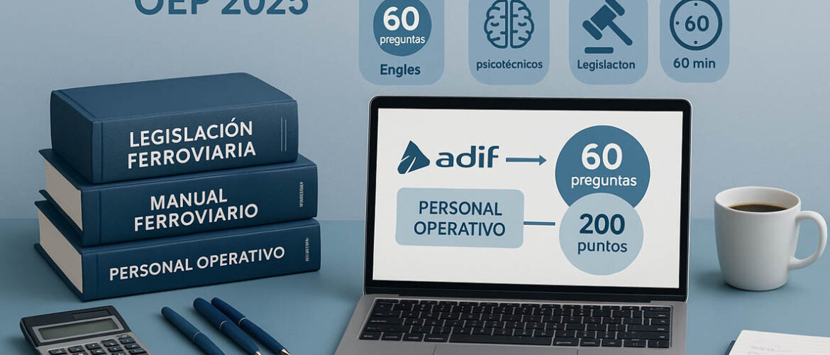 ¿Cómo es el examen de ADIF 2025?