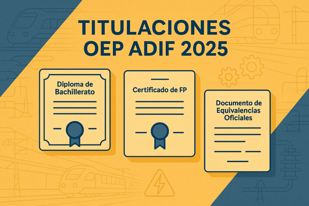 Titulaciones OEP ADIF 2025